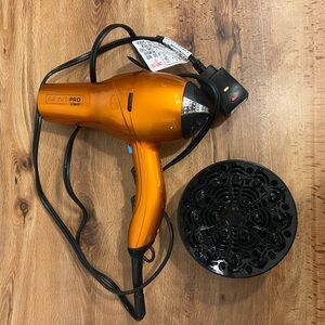 Infiniti Pro Orange Hair Dryer with Diffuser